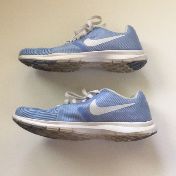 light blue athletic shoes